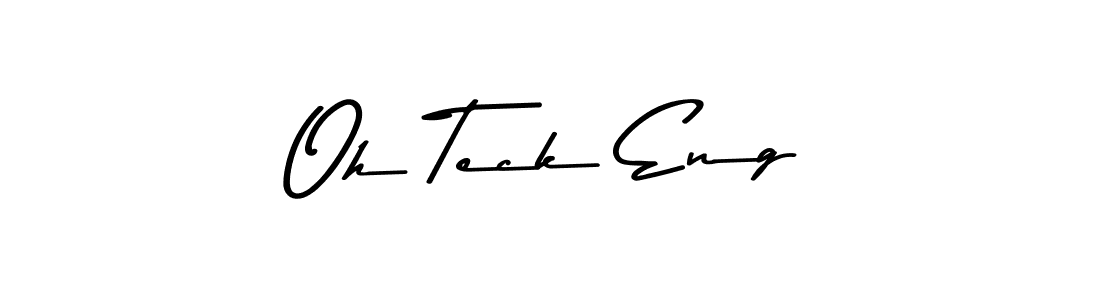 Oh Teck Eng stylish signature style. Best Handwritten Sign (Asem Kandis PERSONAL USE) for my name. Handwritten Signature Collection Ideas for my name Oh Teck Eng. Oh Teck Eng signature style 9 images and pictures png