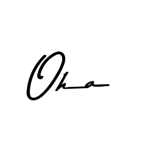 How to Draw Oha signature style? Asem Kandis PERSONAL USE is a latest design signature styles for name Oha. Oha signature style 9 images and pictures png