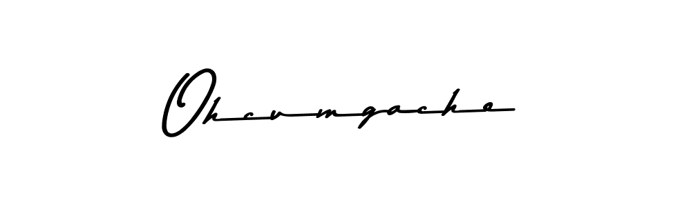 This is the best signature style for the Ohcumgache name. Also you like these signature font (Asem Kandis PERSONAL USE). Mix name signature. Ohcumgache signature style 9 images and pictures png