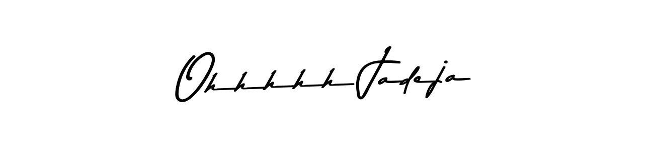 How to make Ohhhhh Jadeja name signature. Use Asem Kandis PERSONAL USE style for creating short signs online. This is the latest handwritten sign. Ohhhhh Jadeja signature style 9 images and pictures png