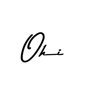 How to make Ohi signature? Asem Kandis PERSONAL USE is a professional autograph style. Create handwritten signature for Ohi name. Ohi signature style 9 images and pictures png