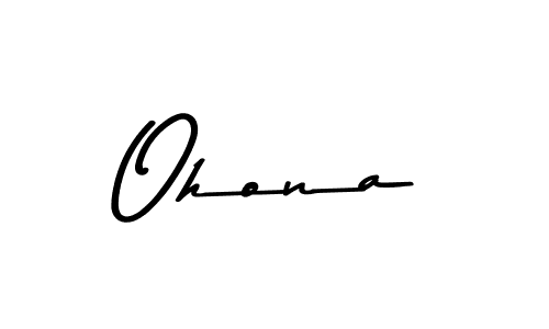 You should practise on your own different ways (Asem Kandis PERSONAL USE) to write your name (Ohona) in signature. don't let someone else do it for you. Ohona signature style 9 images and pictures png