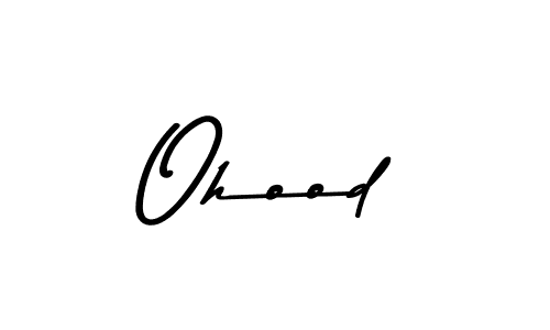 Make a beautiful signature design for name Ohood. Use this online signature maker to create a handwritten signature for free. Ohood signature style 9 images and pictures png
