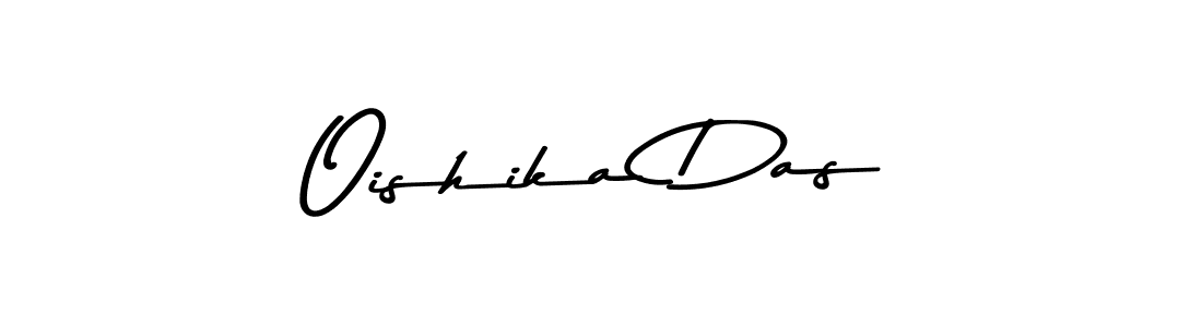 How to make Oishika Das name signature. Use Asem Kandis PERSONAL USE style for creating short signs online. This is the latest handwritten sign. Oishika Das signature style 9 images and pictures png