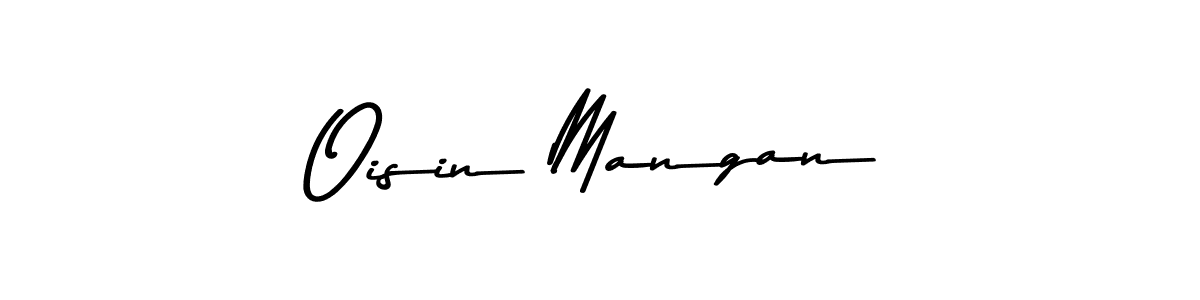 Create a beautiful signature design for name Oisin Mangan. With this signature (Asem Kandis PERSONAL USE) fonts, you can make a handwritten signature for free. Oisin Mangan signature style 9 images and pictures png