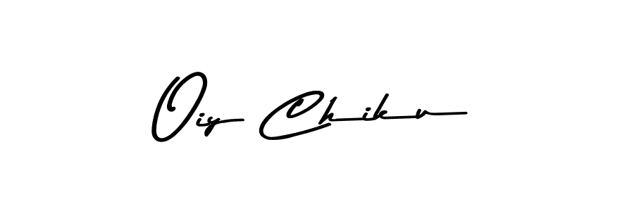 How to make Oiy Chiku signature? Asem Kandis PERSONAL USE is a professional autograph style. Create handwritten signature for Oiy Chiku name. Oiy Chiku signature style 9 images and pictures png