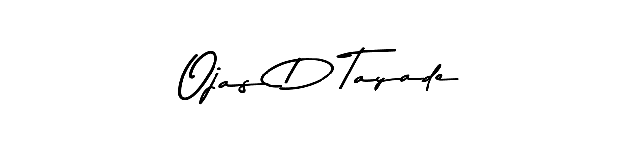 Similarly Asem Kandis PERSONAL USE is the best handwritten signature design. Signature creator online .You can use it as an online autograph creator for name Ojas D Tayade. Ojas D Tayade signature style 9 images and pictures png