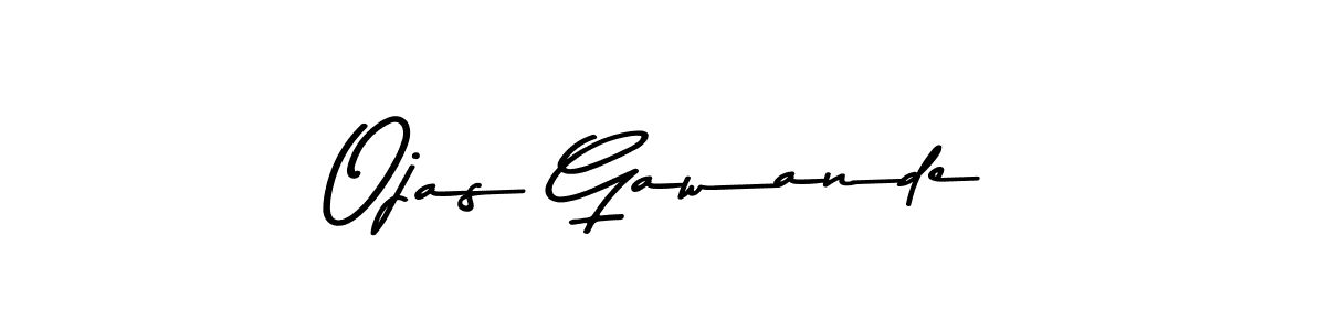 if you are searching for the best signature style for your name Ojas Gawande. so please give up your signature search. here we have designed multiple signature styles  using Asem Kandis PERSONAL USE. Ojas Gawande signature style 9 images and pictures png