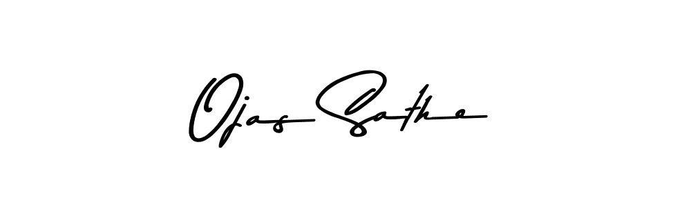 Ojas Sathe stylish signature style. Best Handwritten Sign (Asem Kandis PERSONAL USE) for my name. Handwritten Signature Collection Ideas for my name Ojas Sathe. Ojas Sathe signature style 9 images and pictures png