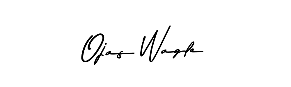 This is the best signature style for the Ojas Wagle name. Also you like these signature font (Asem Kandis PERSONAL USE). Mix name signature. Ojas Wagle signature style 9 images and pictures png