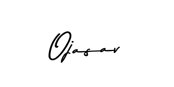 Create a beautiful signature design for name Ojasav. With this signature (Asem Kandis PERSONAL USE) fonts, you can make a handwritten signature for free. Ojasav signature style 9 images and pictures png