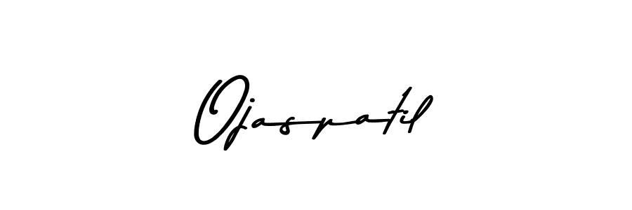 Use a signature maker to create a handwritten signature online. With this signature software, you can design (Asem Kandis PERSONAL USE) your own signature for name Ojaspatil. Ojaspatil signature style 9 images and pictures png