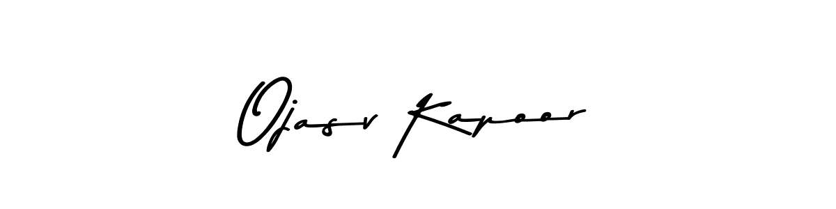 Make a beautiful signature design for name Ojasv Kapoor. With this signature (Asem Kandis PERSONAL USE) style, you can create a handwritten signature for free. Ojasv Kapoor signature style 9 images and pictures png