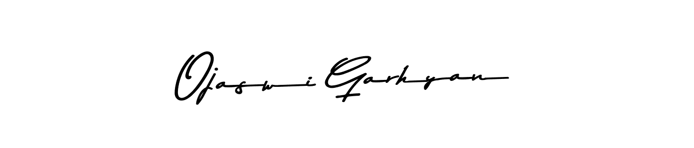 Ojaswi Garhyan stylish signature style. Best Handwritten Sign (Asem Kandis PERSONAL USE) for my name. Handwritten Signature Collection Ideas for my name Ojaswi Garhyan. Ojaswi Garhyan signature style 9 images and pictures png