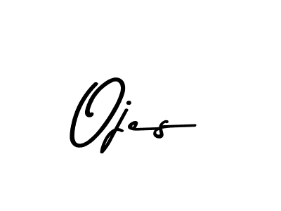 Create a beautiful signature design for name Ojes. With this signature (Asem Kandis PERSONAL USE) fonts, you can make a handwritten signature for free. Ojes signature style 9 images and pictures png