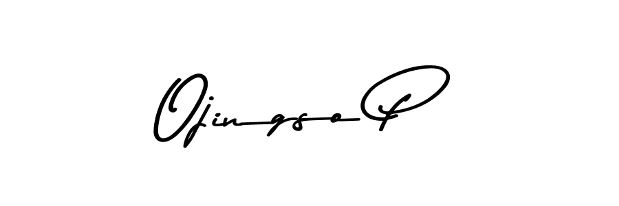 How to make Ojingso P signature? Asem Kandis PERSONAL USE is a professional autograph style. Create handwritten signature for Ojingso P name. Ojingso P signature style 9 images and pictures png