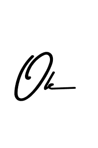 Use a signature maker to create a handwritten signature online. With this signature software, you can design (Asem Kandis PERSONAL USE) your own signature for name Ok. Ok signature style 9 images and pictures png