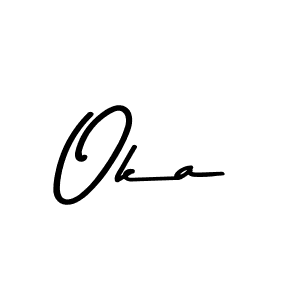 Also You can easily find your signature by using the search form. We will create Oka name handwritten signature images for you free of cost using Asem Kandis PERSONAL USE sign style. Oka signature style 9 images and pictures png