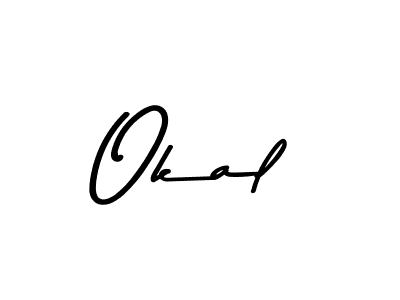 How to make Okal signature? Asem Kandis PERSONAL USE is a professional autograph style. Create handwritten signature for Okal name. Okal signature style 9 images and pictures png