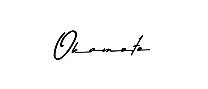 Make a beautiful signature design for name Okamoto. Use this online signature maker to create a handwritten signature for free. Okamoto signature style 9 images and pictures png