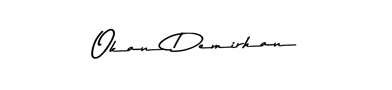 Similarly Asem Kandis PERSONAL USE is the best handwritten signature design. Signature creator online .You can use it as an online autograph creator for name Okan Demirhan. Okan Demirhan signature style 9 images and pictures png