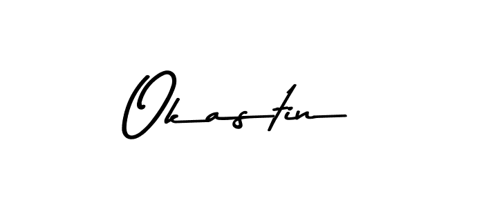 Here are the top 10 professional signature styles for the name Okastin. These are the best autograph styles you can use for your name. Okastin signature style 9 images and pictures png