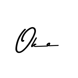 How to make Oke signature? Asem Kandis PERSONAL USE is a professional autograph style. Create handwritten signature for Oke name. Oke signature style 9 images and pictures png