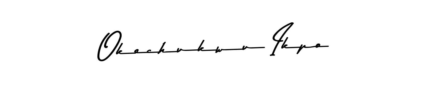 Okechukwu Ikpo stylish signature style. Best Handwritten Sign (Asem Kandis PERSONAL USE) for my name. Handwritten Signature Collection Ideas for my name Okechukwu Ikpo. Okechukwu Ikpo signature style 9 images and pictures png