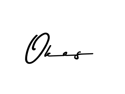 This is the best signature style for the Okes name. Also you like these signature font (Asem Kandis PERSONAL USE). Mix name signature. Okes signature style 9 images and pictures png