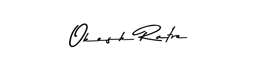 It looks lik you need a new signature style for name Okesh Ratre. Design unique handwritten (Asem Kandis PERSONAL USE) signature with our free signature maker in just a few clicks. Okesh Ratre signature style 9 images and pictures png