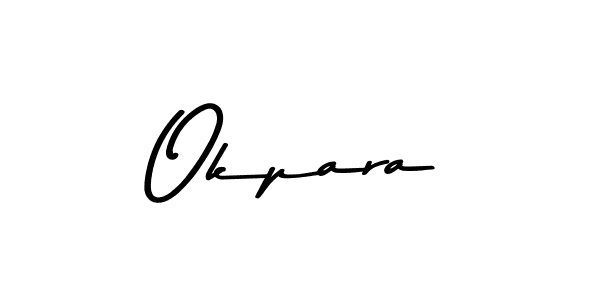 Use a signature maker to create a handwritten signature online. With this signature software, you can design (Asem Kandis PERSONAL USE) your own signature for name Okpara. Okpara signature style 9 images and pictures png