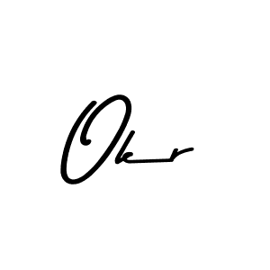 Here are the top 10 professional signature styles for the name Okr. These are the best autograph styles you can use for your name. Okr signature style 9 images and pictures png