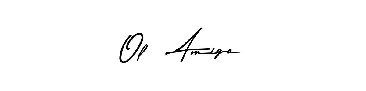 How to make Olá, Amigo! signature? Asem Kandis PERSONAL USE is a professional autograph style. Create handwritten signature for Olá, Amigo! name. Olá, Amigo! signature style 9 images and pictures png