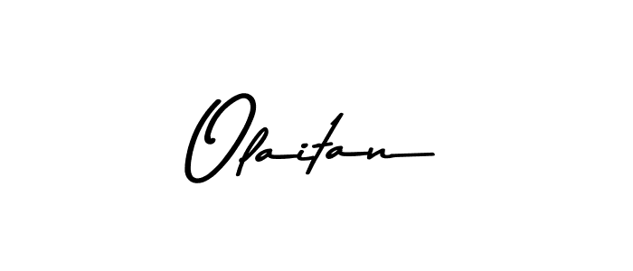 Olaitan stylish signature style. Best Handwritten Sign (Asem Kandis PERSONAL USE) for my name. Handwritten Signature Collection Ideas for my name Olaitan. Olaitan signature style 9 images and pictures png