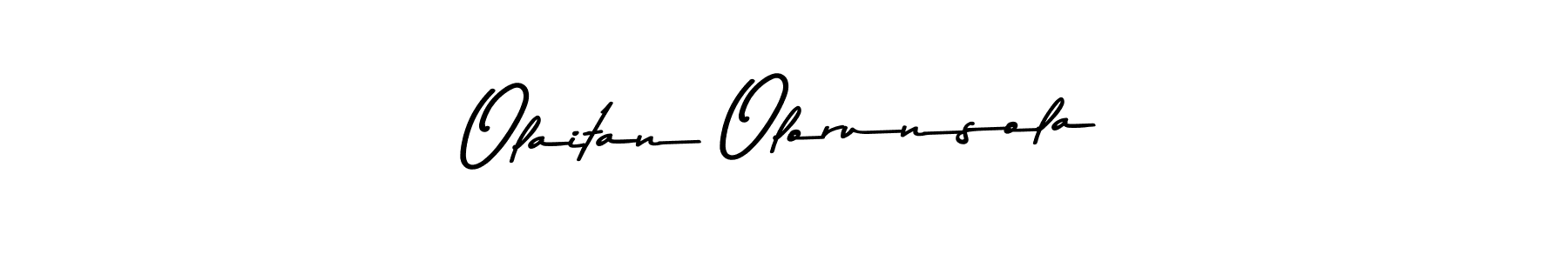 Asem Kandis PERSONAL USE is a professional signature style that is perfect for those who want to add a touch of class to their signature. It is also a great choice for those who want to make their signature more unique. Get Olaitan Olorunsola name to fancy signature for free. Olaitan Olorunsola signature style 9 images and pictures png