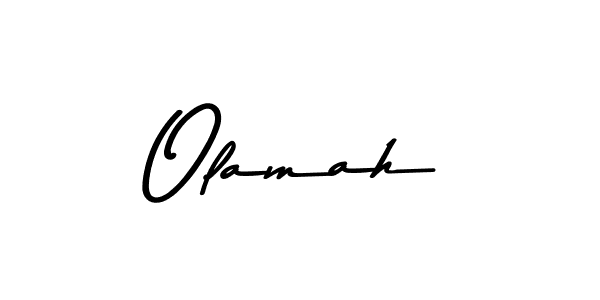 You should practise on your own different ways (Asem Kandis PERSONAL USE) to write your name (Olamah) in signature. don't let someone else do it for you. Olamah signature style 9 images and pictures png