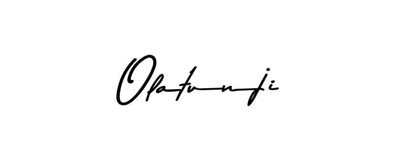 You should practise on your own different ways (Asem Kandis PERSONAL USE) to write your name (Olatunji) in signature. don't let someone else do it for you. Olatunji signature style 9 images and pictures png