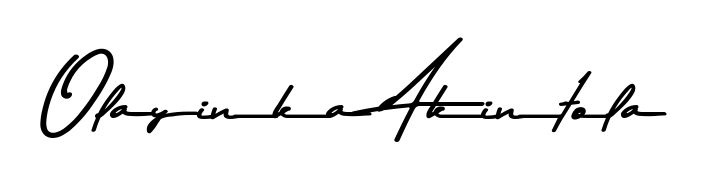 Personalize your online presence with Olayinka Akintola signature rendered in elegant Asem Kandis PERSONAL USE font. Great for website footers and blogs. Olayinka Akintola signature style 9 images and pictures png