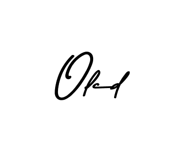 Use a signature maker to create a handwritten signature online. With this signature software, you can design (Asem Kandis PERSONAL USE) your own signature for name Olcd. Olcd signature style 9 images and pictures png