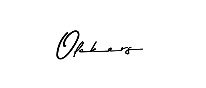 Use a signature maker to create a handwritten signature online. With this signature software, you can design (Asem Kandis PERSONAL USE) your own signature for name Olckers. Olckers signature style 9 images and pictures png