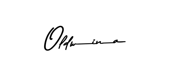 Design your own signature with our free online signature maker. With this signature software, you can create a handwritten (Asem Kandis PERSONAL USE) signature for name Oldwina. Oldwina signature style 9 images and pictures png