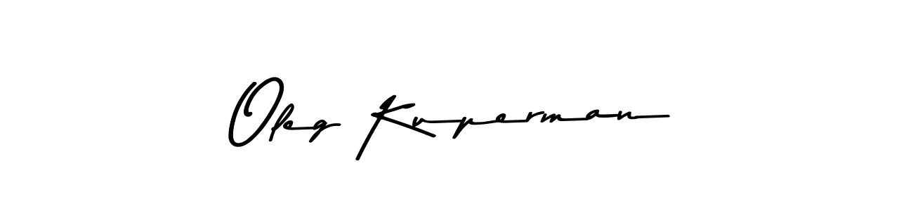 Create a beautiful signature design for name Oleg Kuperman. With this signature (Asem Kandis PERSONAL USE) fonts, you can make a handwritten signature for free. Oleg Kuperman signature style 9 images and pictures png