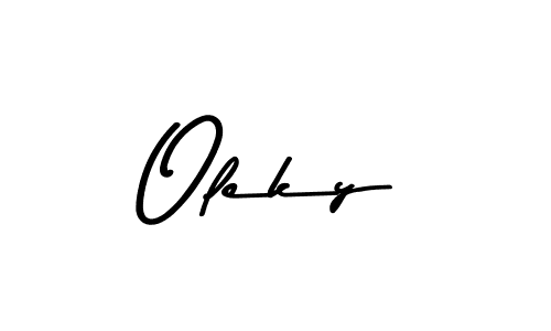 Also You can easily find your signature by using the search form. We will create Oleky name handwritten signature images for you free of cost using Asem Kandis PERSONAL USE sign style. Oleky signature style 9 images and pictures png