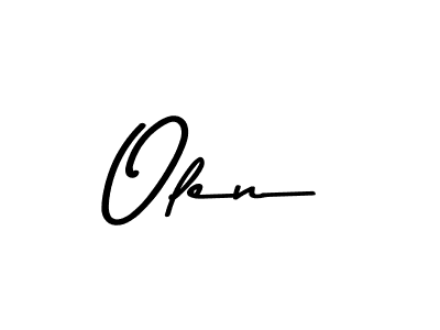 Also You can easily find your signature by using the search form. We will create Olen name handwritten signature images for you free of cost using Asem Kandis PERSONAL USE sign style. Olen signature style 9 images and pictures png