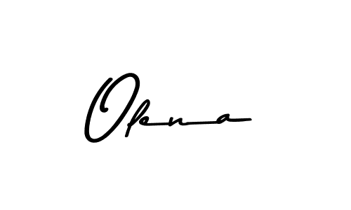 Design your own signature with our free online signature maker. With this signature software, you can create a handwritten (Asem Kandis PERSONAL USE) signature for name Olena. Olena signature style 9 images and pictures png