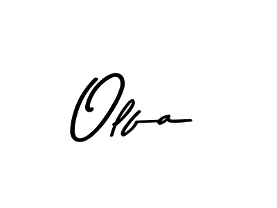 It looks lik you need a new signature style for name Olfa. Design unique handwritten (Asem Kandis PERSONAL USE) signature with our free signature maker in just a few clicks. Olfa signature style 9 images and pictures png