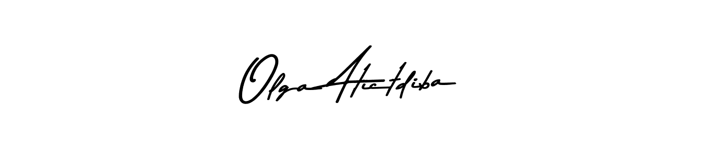 You should practise on your own different ways (Asem Kandis PERSONAL USE) to write your name (Olga Atictdiba) in signature. don't let someone else do it for you. Olga Atictdiba signature style 9 images and pictures png