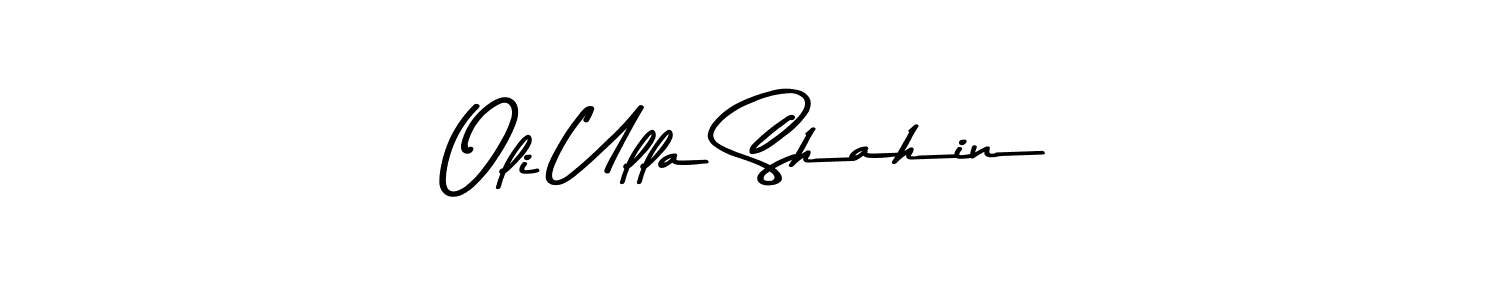Make a beautiful signature design for name Oli Ulla Shahin. With this signature (Asem Kandis PERSONAL USE) style, you can create a handwritten signature for free. Oli Ulla Shahin signature style 9 images and pictures png
