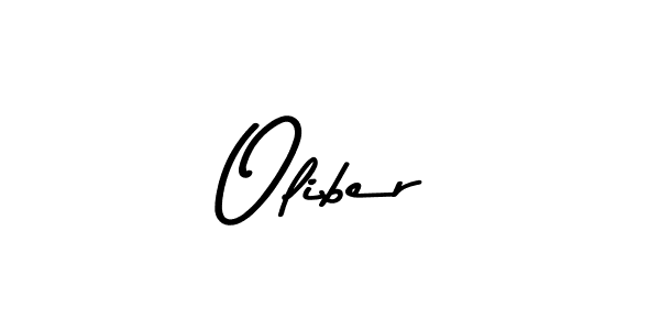 Create a beautiful signature design for name Oliber. With this signature (Asem Kandis PERSONAL USE) fonts, you can make a handwritten signature for free. Oliber signature style 9 images and pictures png