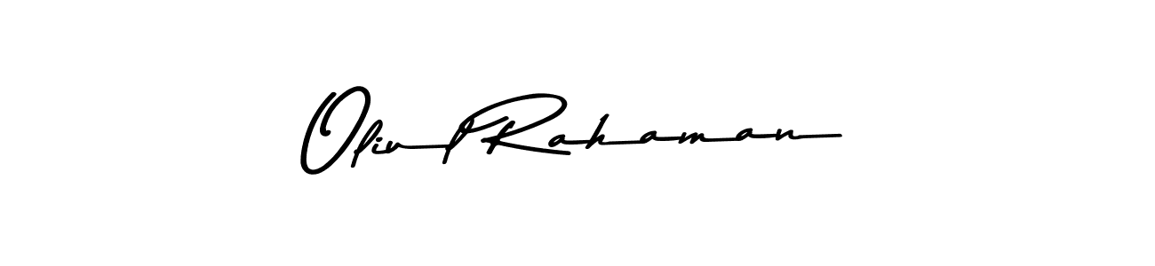 Also we have Oliul Rahaman name is the best signature style. Create professional handwritten signature collection using Asem Kandis PERSONAL USE autograph style. Oliul Rahaman signature style 9 images and pictures png